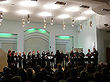 
Сольный концерт православного молодёжного хора «Salutaris» в минской филармонии.  
